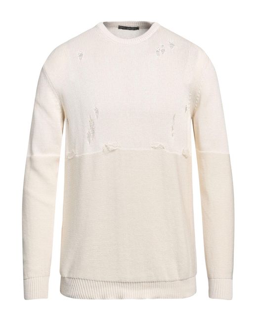 Daniele Alessandrini White Sweater for men