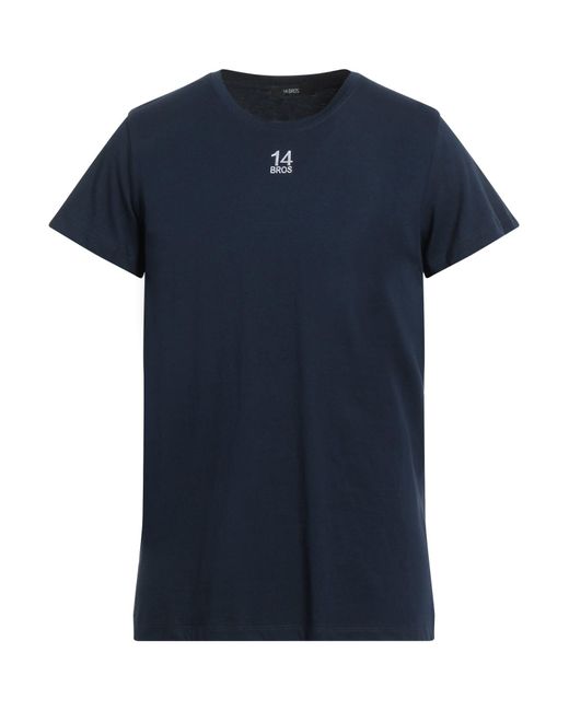 14 Bros Blue T-shirt for men