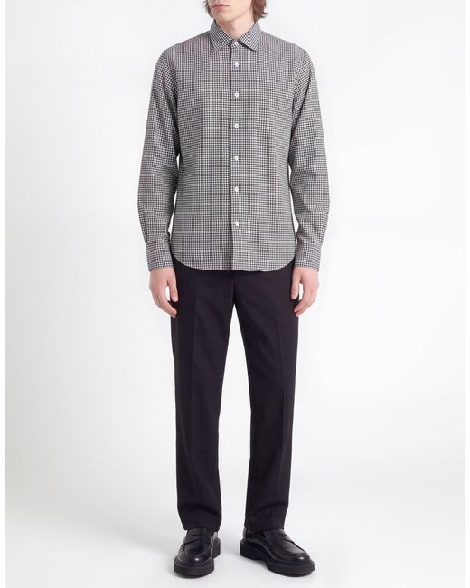Hartford Gray Midnight Shirt Cotton for men
