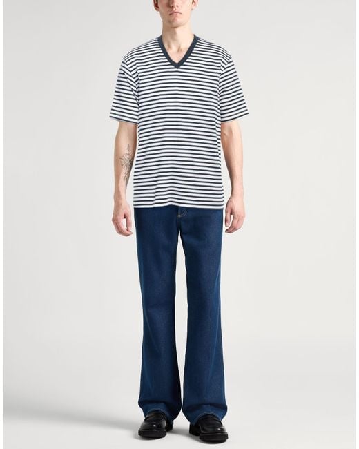 Daniele Fiesoli Blue T-Shirt Cotton for men
