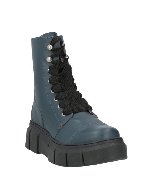 Alohas Blue Ankle Boots
