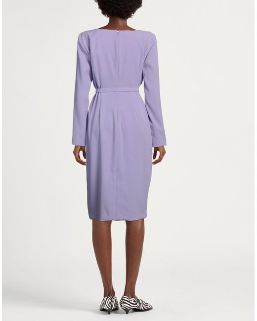 Pinko Purple Midi Dress