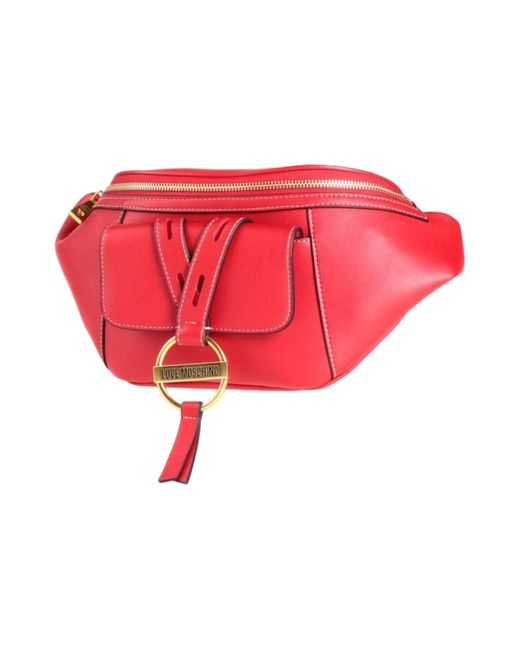 Love Moschino Bum Bag in Red | Lyst
