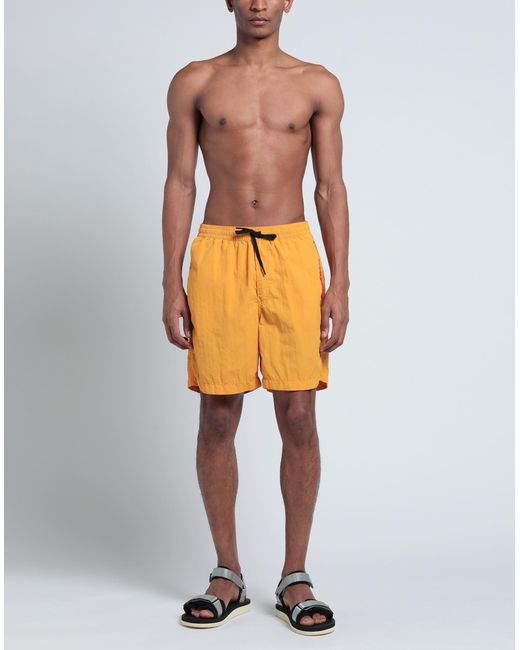 Parajumpers Orange Swim Trunks for men