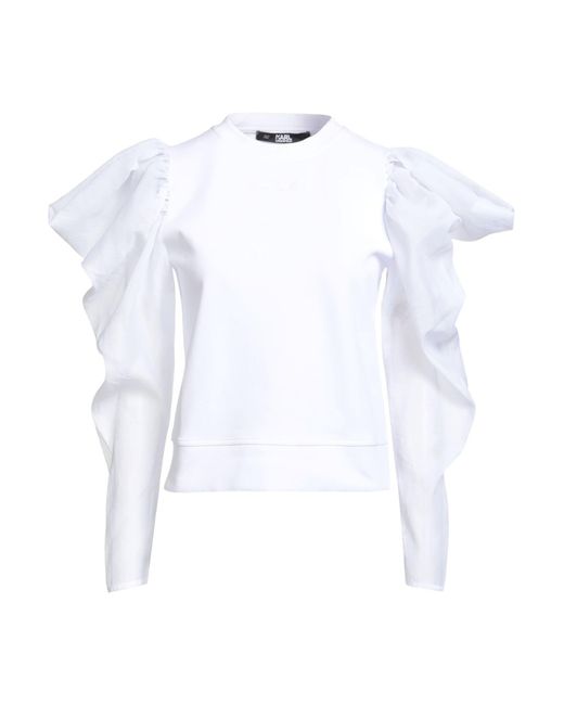 Sweat-shirt Karl Lagerfeld en coloris White