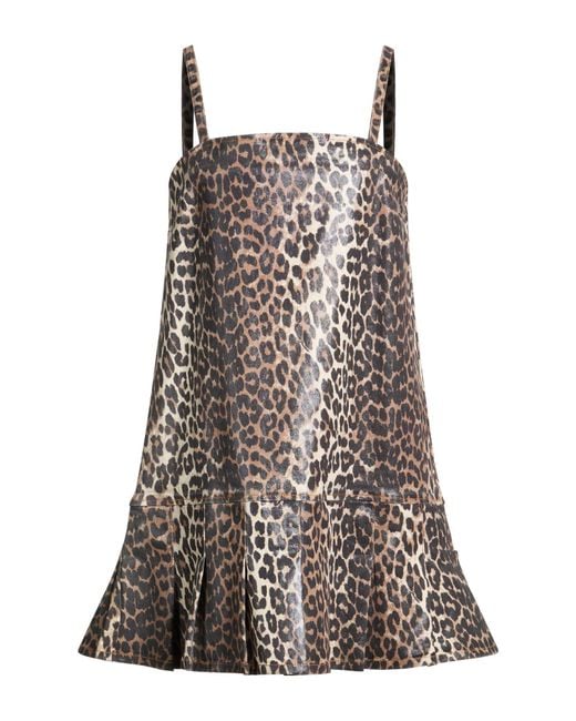 Ganni Brown Mini Dresses