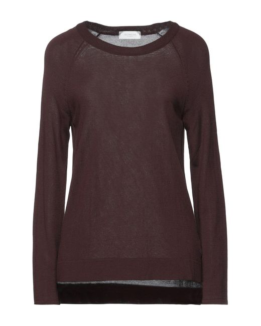 Zanone Purple Dark Sweater Viscose, Cotton
