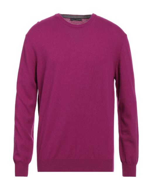 Alessandro Dell'acqua Purple Sweater for men