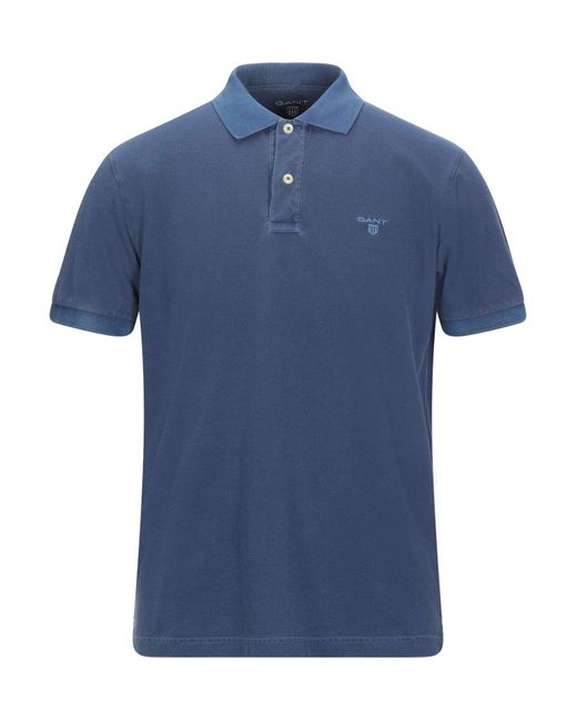 gant blue polo shirt