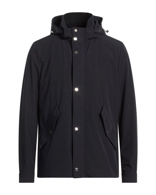 Moorer Blue Midnight Jacket Polyamide for men