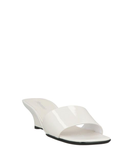 Jeffrey Campbell White Sandals