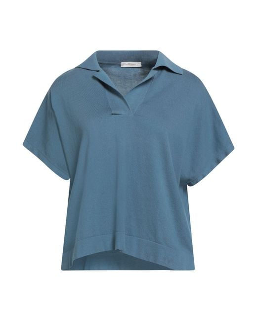 Fedeli Blue Sweater Cotton