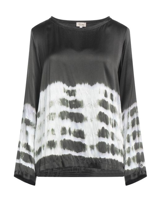 HER SHIRT HER DRESS Black Top