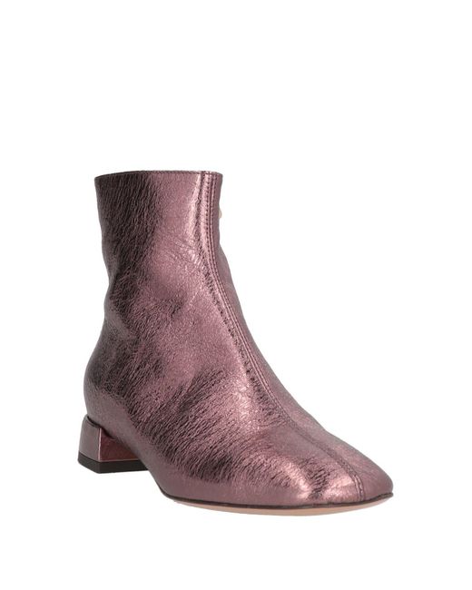 A.Bocca Purple Ankle Boots