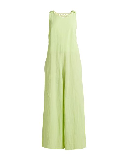 MILVA MI Green Lime Jumpsuit Viscose, Linen