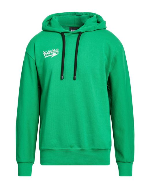 DISCLAIMER Green Sweatshirts for men