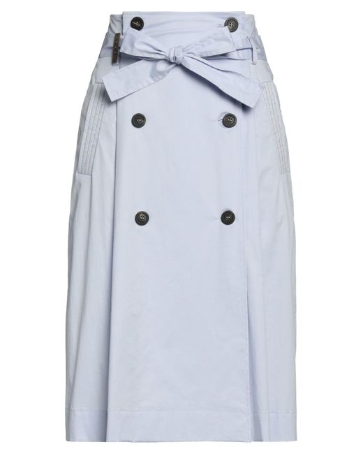 Peserico Blue Midi Skirt