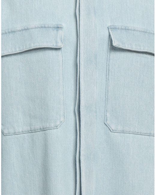 Giorgio Armani Blue Denim Shirt for men