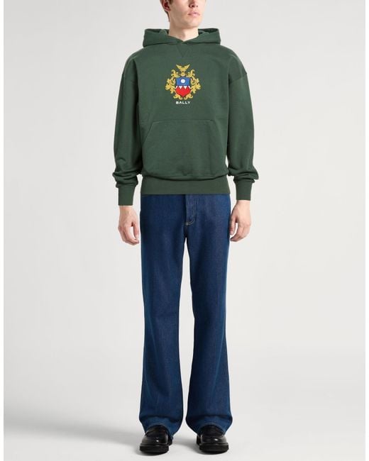 Bally Green Sweatshirt for men