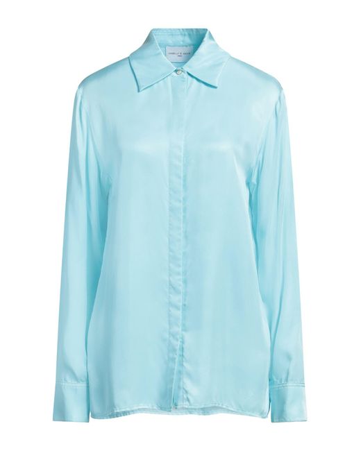 Isabelle Blanche Blue Shirt Viscose