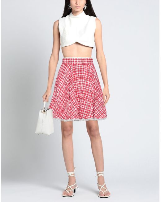 Dolce & Gabbana Red Mini Skirt
