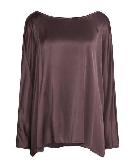 Manila Grace Brown Top Viscose, Elastane