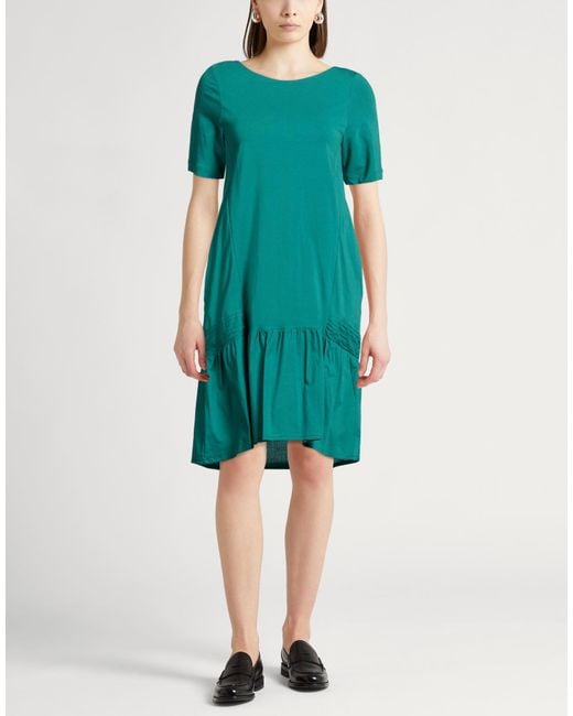 Alpha Studio Green Mini Dress