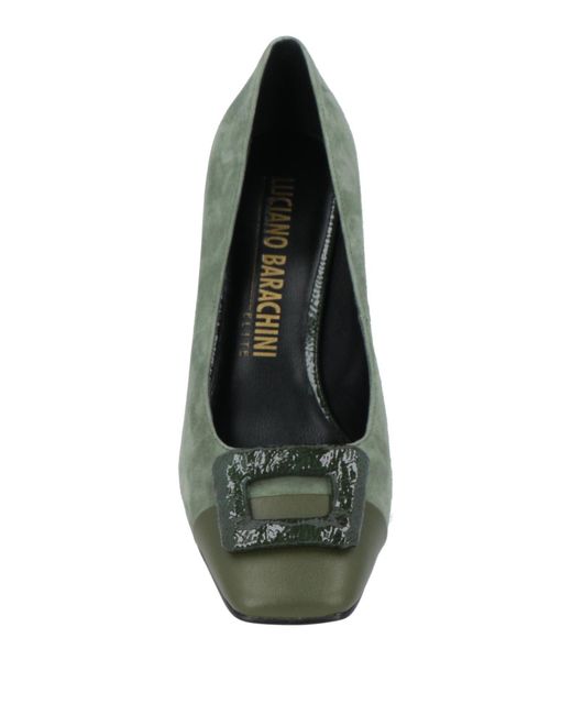 Luciano Barachini Green Pumps