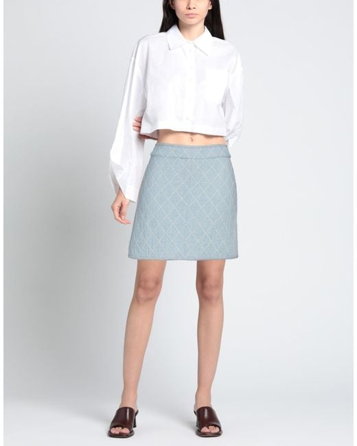 Sandro Blue Mini Skirt