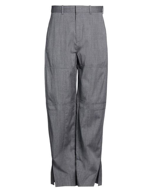 Jil Sander Gray Pants Wool for men