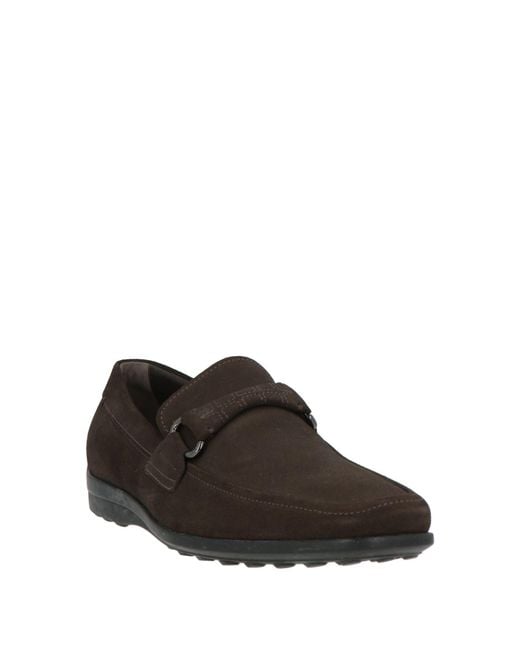 Tod's Black Dark Loafers Leather for men