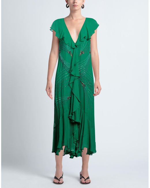 Mes Demoiselles Green Midi-Kleid