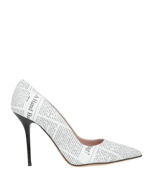 John Galliano White Pumps Leather