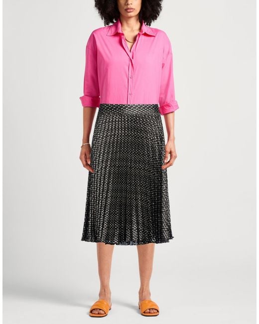 Kaos Black Midi Skirt