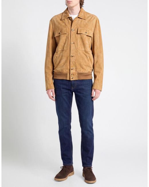 Jacob Cohen Natural Jacket Polyester, Elastane for men