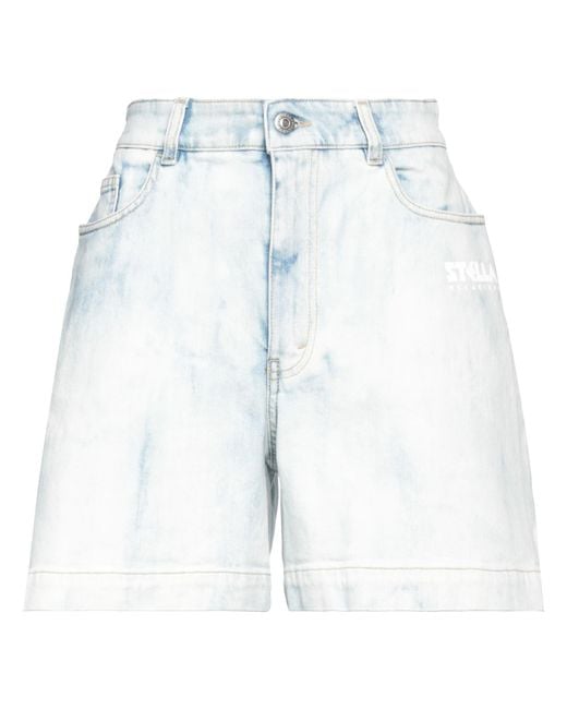 Stella McCartney Blue Denim Shorts