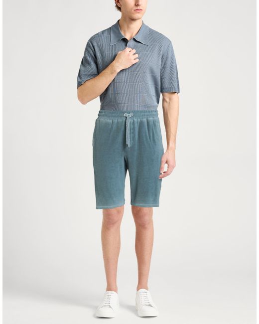 Roberto Collina Blue Shorts & Bermuda Shorts for men