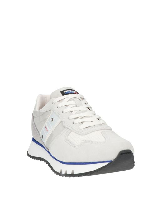 Blauer Sneakers in White für Herren