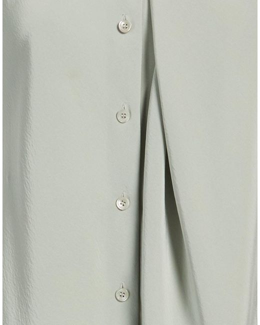 Alberta Ferretti Gray Shirt Silk, Elastane