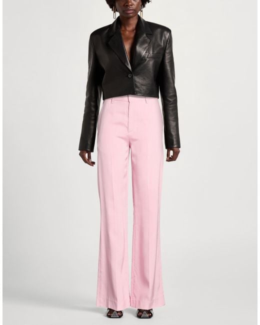 Dondup Pink Pants Viscose