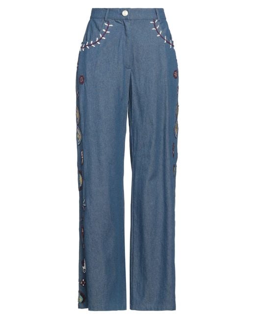 CONNOR & BLAKE Blue Pants Cotton