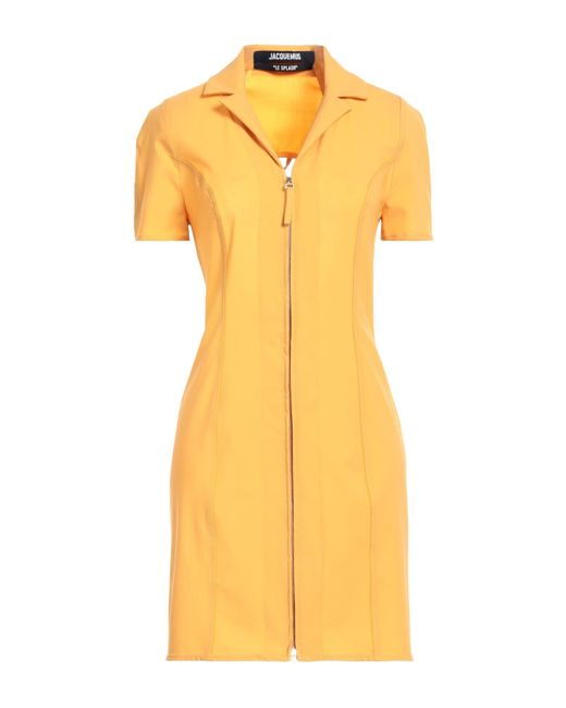 Jacquemus Yellow Mini Dress