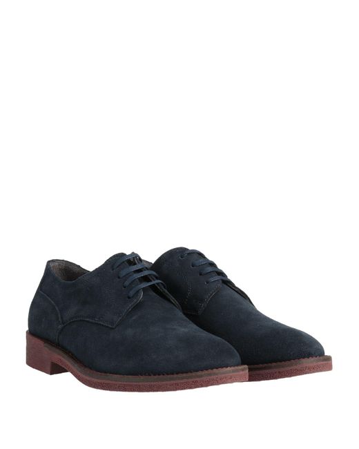 Pollini Blue Lace-up Shoes for men