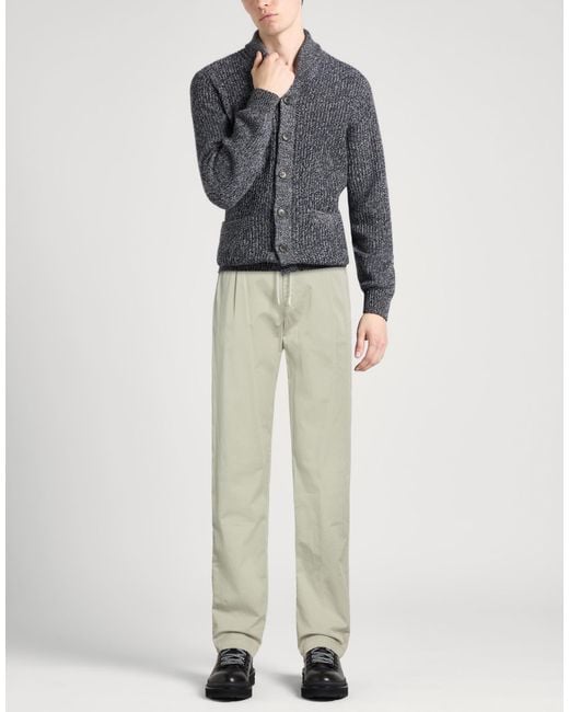 Eleventy Green Pants Cotton, Elastane for men