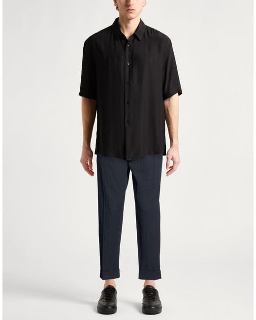 Berwich Blue Midnight Pants Cotton, Elastane for men
