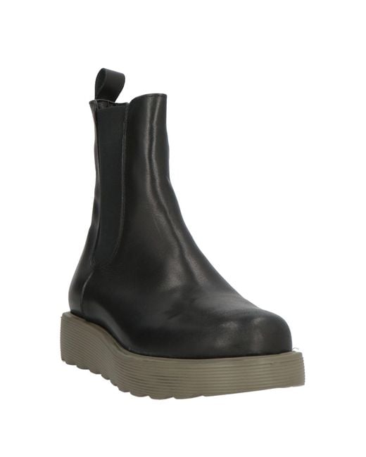 Ixos Black Ankle Boots