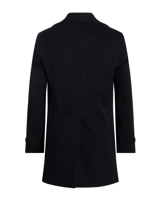 Lardini Blue Midnight Coat Wool for men