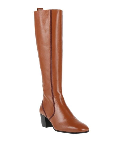 Chloé Brown Boot Leather
