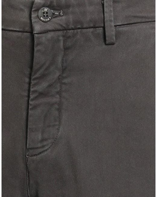 Mason's Gray Pants Cotton, Modal, Elastane for men