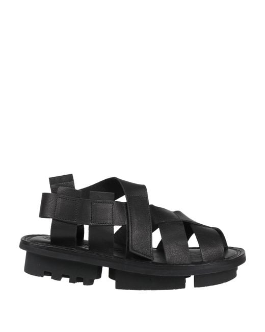 Trippen Black Sandale